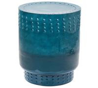 Beliani Side Table Abra Metal Teal