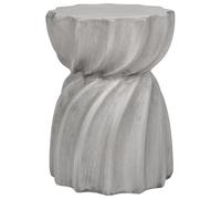 Beliani Side Table ALGUA Grey, Grey