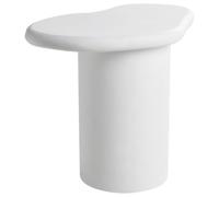 Beliani Side Table ARSOLI 43 cm 58 cm Off-White, White
