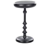 Beliani Side Table Atapo Metal Black