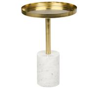 Beliani Side Table Camelo Ii Metal White