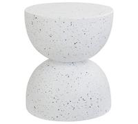 Beliani Side Table CAORIA White, White
