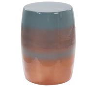 Beliani Side Table Fraguita Metal Blue