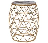 Beliani Side Table Halsey Gold
