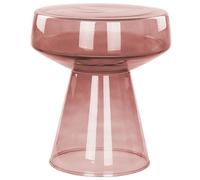 Side Table LAGUNA Glass Red