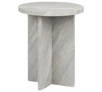 Beliani Side Table STANTON Grey, Grey
