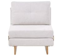 Single Sofa Bed JERSLEV Fabric Off-White