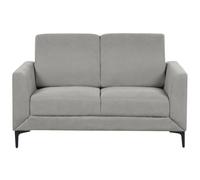 Beliani Sofa 2 Seater Fenes Fabric Grey