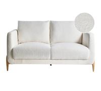 Beliani Sofa 2 Seater Gimo Boucle White
