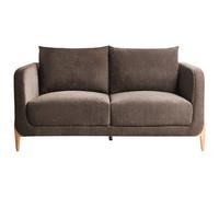 Sofa 2 Seater GIMO Chenille Dark Brown
