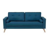 Beliani Sofa 2 Seater Kalmar Fabric Teal