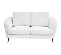 Beliani Sofa 2 Seater Kjaer Fabric Off-White