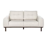 Sofa 2 Seater LAURILA Fabric Light Beige