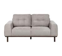 Sofa 2 Seater LAURILA Fabric Light Grey