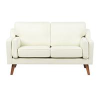 Beliani Sofa 2 Seater Lokka Fabric Off-White