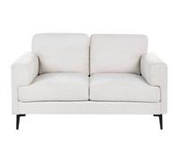 Beliani Sofa 2 Seater Lousto Fabric Light Beige
