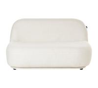 Beliani Sofa 2 Seater Lovberg Fabric Off-White