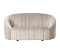 Beliani Sofa 2 Seater Malung Velvet Beige