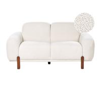 Beliani Sofa 2 Seater Odnes Boucle White