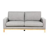 Beliani Sofa 2 Seater Siggard Fabric Grey