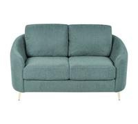 Beliani Sofa 2 Seater Trosa Fabric Green