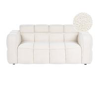 Beliani Sofa 2 Seater Utana Boucle Off-White