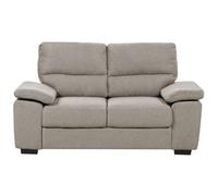 Beliani Sofa 2 Seater Vogar Fabric Light Brown