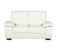 Beliani Sofa 2 Seater Vogar Faux Leather Off-White