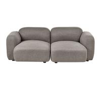 Beliani Sofa 3 Seater Afoss Fabric Dark Grey