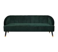 Beliani Sofa 3 Seater Alsvag Velvet Emerald Green