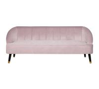 Beliani Sofa 3 Seater Alsvag Velvet Pink