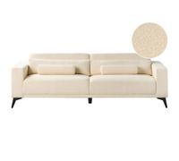 Sofa 3 Seater ANGE Boucle Off-White