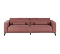 Sofa 3 Seater ANGE Fabric Burgundy