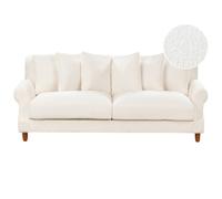 Sofa 3 Seater EIKE Boucle White