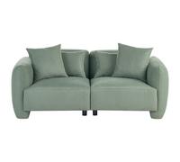 Sofa 3 Seater EKENES Fabric Light Green