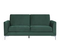 Beliani Sofa 3 Seater Fenes Velvet Dark Green