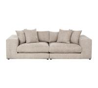 Beliani 3 Seater Sofa Taupe Glorvika Ii, Multi