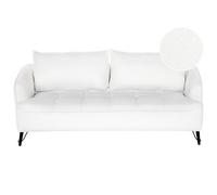 Sofa 3 Seater HOBRO Boucle White