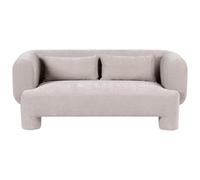 Beliani Sofa 3 Seater Hogbo Fabric Beige