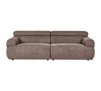 Beliani Sofa 3 Seater Hovden Fabric Brown