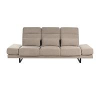 Beliani Sofa 3 Seater Ikast Fabric Taupe