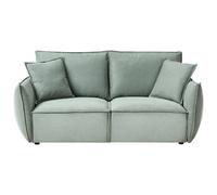 Sofa 3 Seater KUNES Fabric Light Green