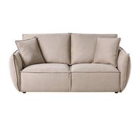 Beliani Sofa 3 Seater Kunes Fabric Taupe