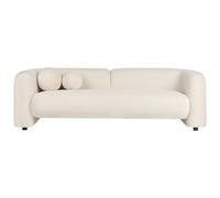 Sofa 3 Seater LEIREN Velvet Off-White