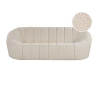 Sofa 3 Seater LOMMA Boucle White