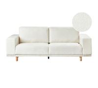 Sofa 3 Seater NIVALA Boucle Off-White