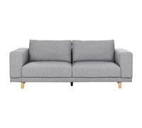 Sofa 3 Seater NIVALA Fabric Light Grey