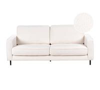 Beliani Sofa 3 Seater Savalen Boucle White
