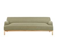 Beliani Sofa 3 Seater Sosjo Fabric Olive Green