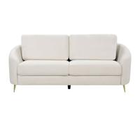 Beliani Sofa 3 Seater Trosa Fabric Beige